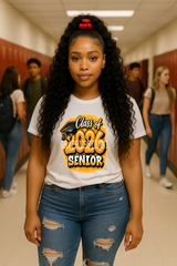 Class of 2026 Senior PNG Bundle – 10 Airbrush Graduation Designs