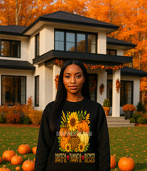 Grateful Thankful Blessed Fall Pumpkin Bundle – PNG File Only (Digital Download)