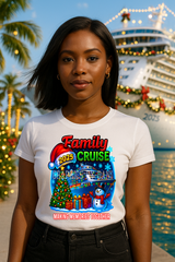 Family Christmas Cruise 2025 PNG | Holiday Cruise Trip Shirt Design | Making Memories Together Family Vacation Cruise Graphic