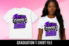 Let Us Cook Class of 2026 Graduation PNG β PURPLE