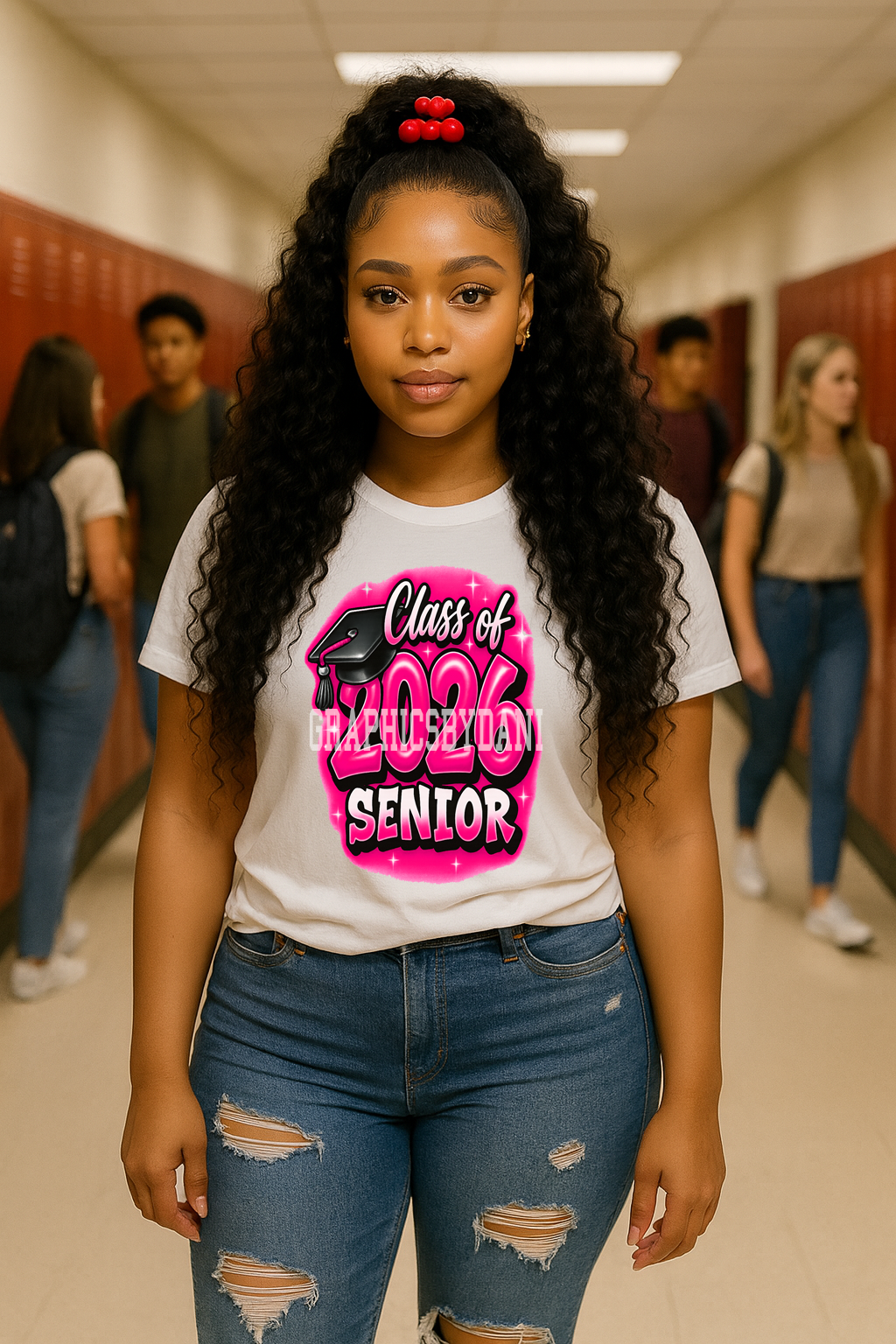 Class of 2026 Senior PNG Bundle – 10 Airbrush Graduation Designs
