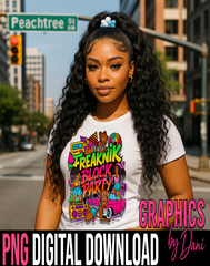 🎉 Freaknik Block Party PNG – 300 DPI Transparent Background 🎉