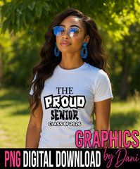 👕 Freebie Friday – Proud Senior Class of 2026 PNG for T-Shirt Makers 👕