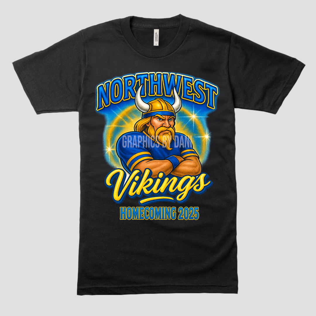 Northwest Vikings Homecoming 2025 T-Shirt – Limited Edition
