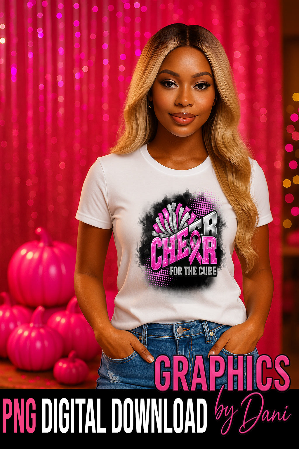 🎀 Tackle Cancer PNG Bundle – $1 Wednesday Special