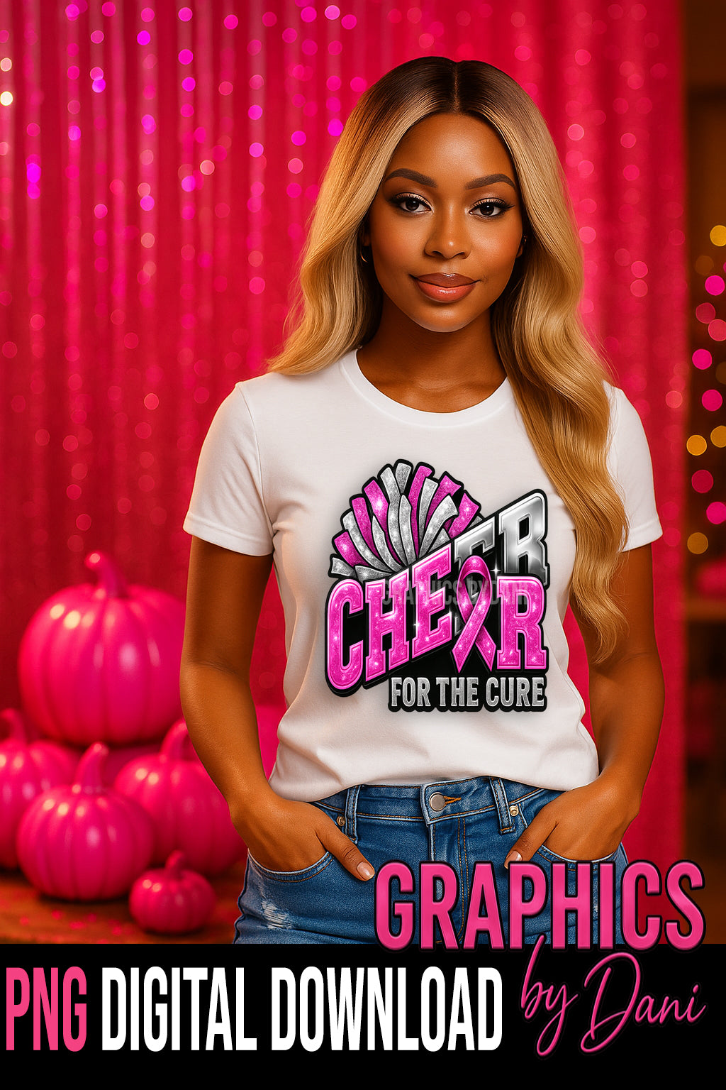 🎀 Tackle Cancer PNG Bundle – $1 Wednesday Special