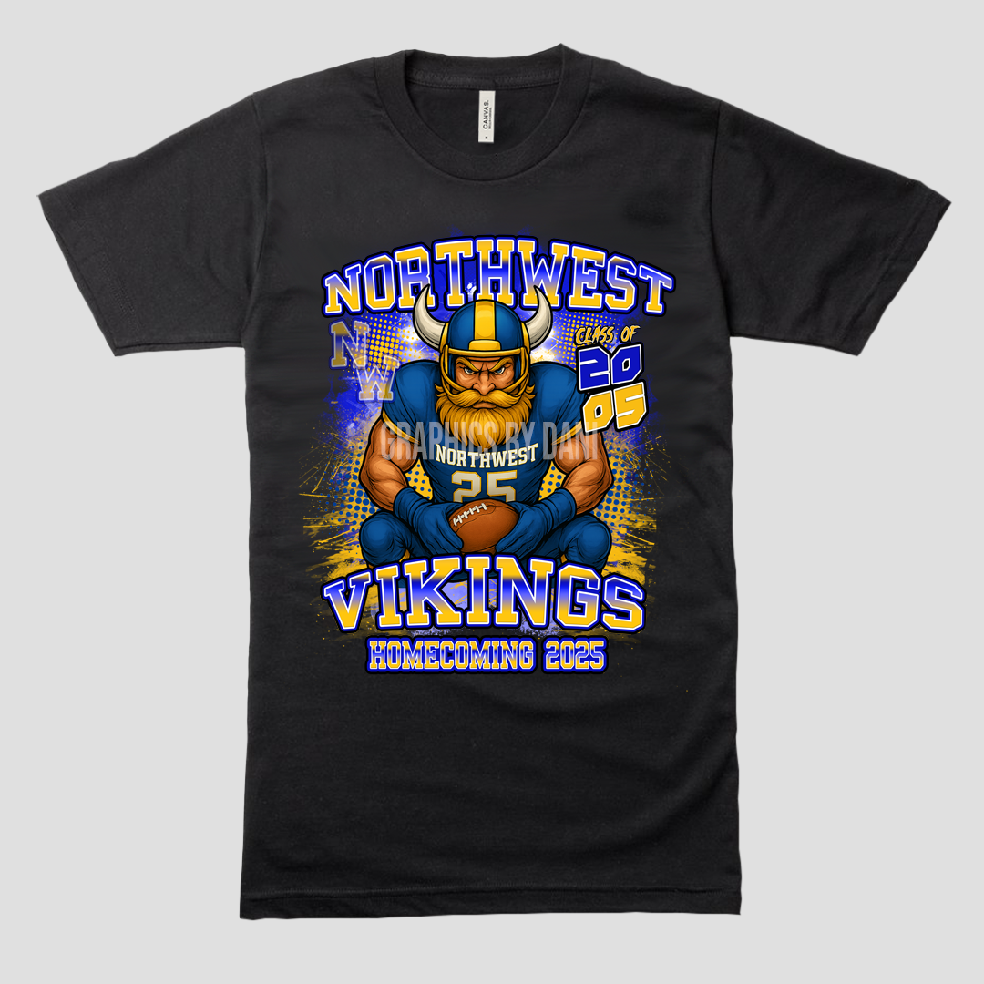 Northwest Vikings Homecoming 2025 T-Shirt – Limited Edition