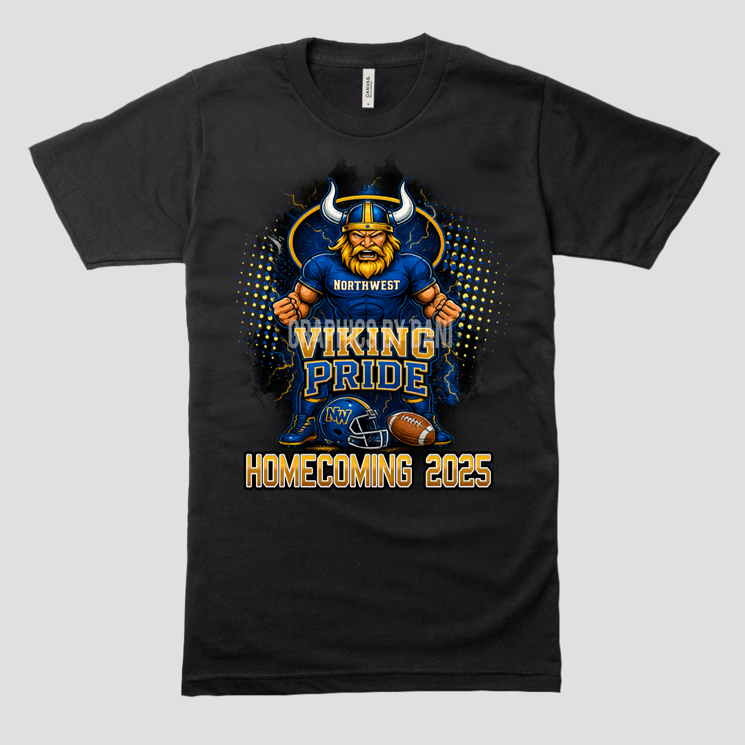 Northwest Vikings Homecoming 2025 T-Shirt – Limited Edition (Copy)